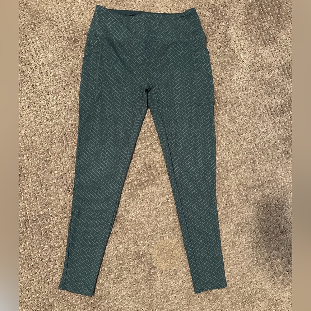 Lug Women’s Lugging Ankle Legging- Patterned in Fog Gray